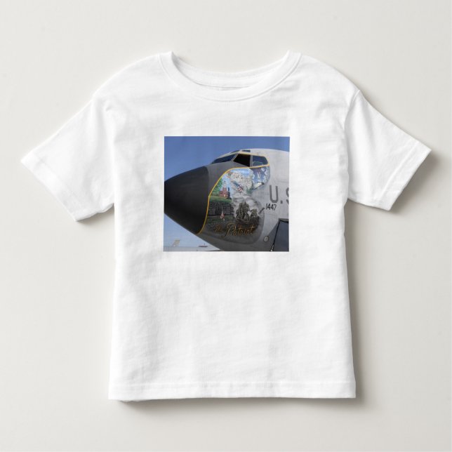 A KC-135 Stratotankervorführung patriotische Nase Kleinkind T-shirt (Vorderseite)