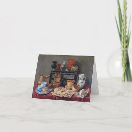 A Kitchen Tableau: Bowl, Cup & Brot Stillleben