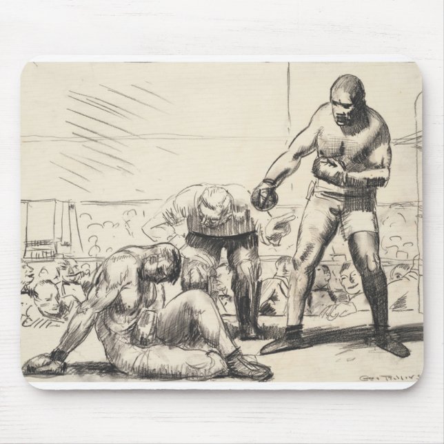 A Knock Down - George Bellows - c1917 Mousepad (Vorne)