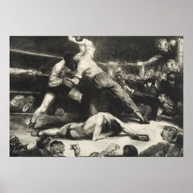 A Knock-Out - George Bellows - 1921 Poster (Vorne)