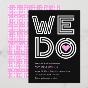 A-Labyrinth-Liebe   Wir machen Maze Heart Wedding Einladung