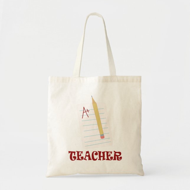 A+ Lehrer Tragetasche (Vorne)