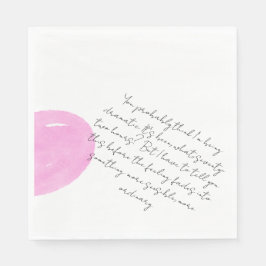 A Letter Few Days After a First Date Serviette