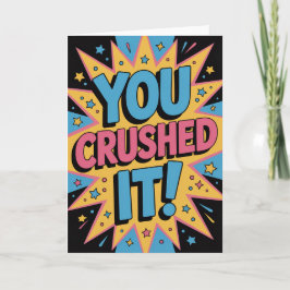 A Level Exam Congratulation Graduation Karte