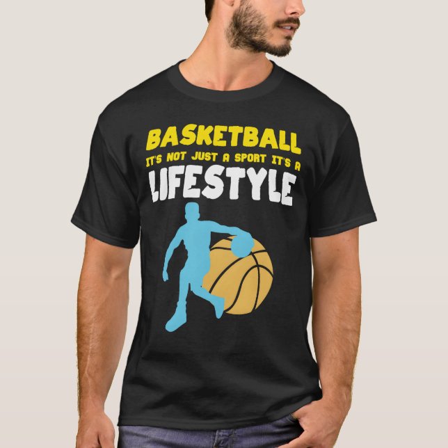 A Lifestyle Game Sport Basket Ball Basketball fami T-Shirt (Vorderseite)