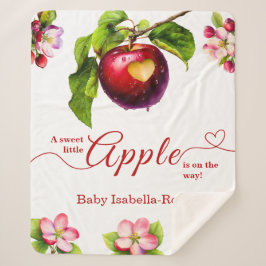 A Little Apple Is On The Way | Fall Baby Shower Sherpadecke