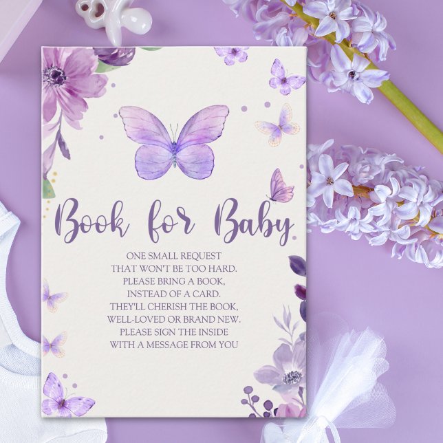 A Little Baby Butterfly is on The Way Baby shower Begleitkarte (Von Creator hochgeladen)