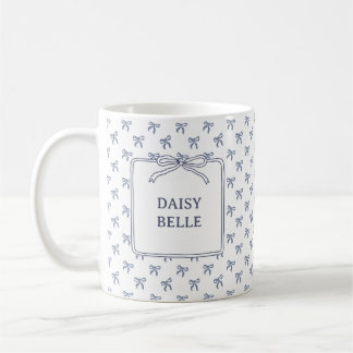 A Little Blue Jean Baby Blue Coquette Bow Kaffeetasse