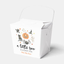 A Little Boo Is Almost Due! Baby Shower Halloween