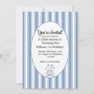 A Little Bunny is Turning One Einladung