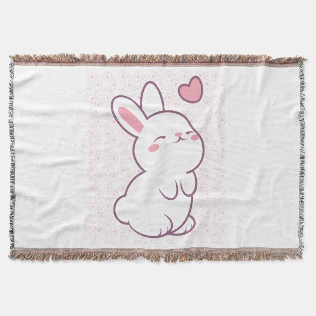 A Little Bunny Made of Feelings Decke (Vorderseite)