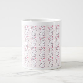 A Little Bunny Made of Feelings Jumbo-Tasse