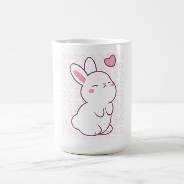A Little Bunny Made of Feelings Kaffeetasse (Mittel)