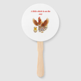 A little chick is on the way fächer