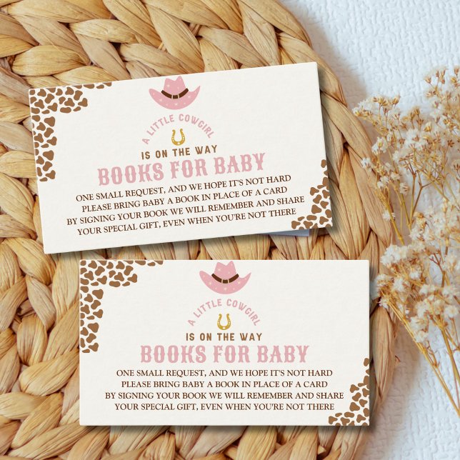 A Little Cowgirl Is on The Way Cute Baby Shower Begleitkarte (Von Creator hochgeladen)