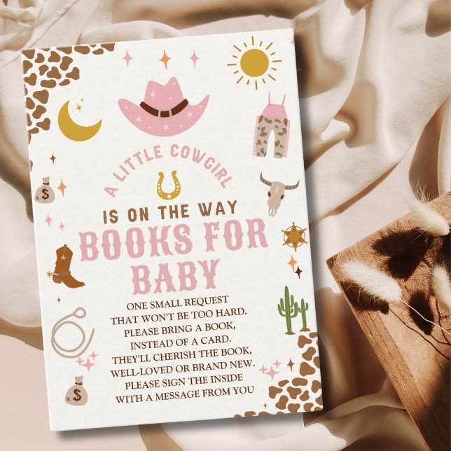 A Little Cowgirl Is on The Way Cute Baby Shower Begleitkarte (Von Creator hochgeladen)