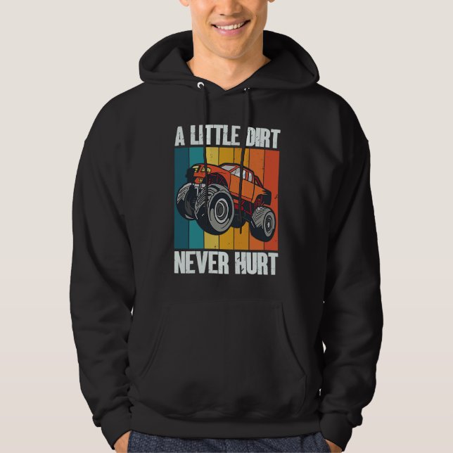 A Little Dirt Never Hurt 4x4 Offroad Cool Four Whe Hoodie (Vorderseite)