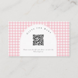 A Little Duckling is on the Way Bow Baby Shower  Begleitkarte