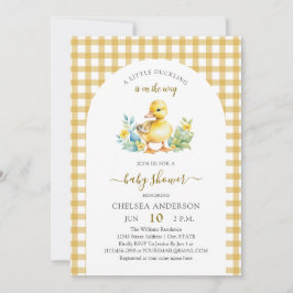 A Little Duckling is On The Way Duck Baby Shower Einladung