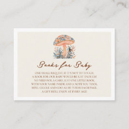 A Little Fun Guy Mushroom Fall Baby Shower Begleitkarte