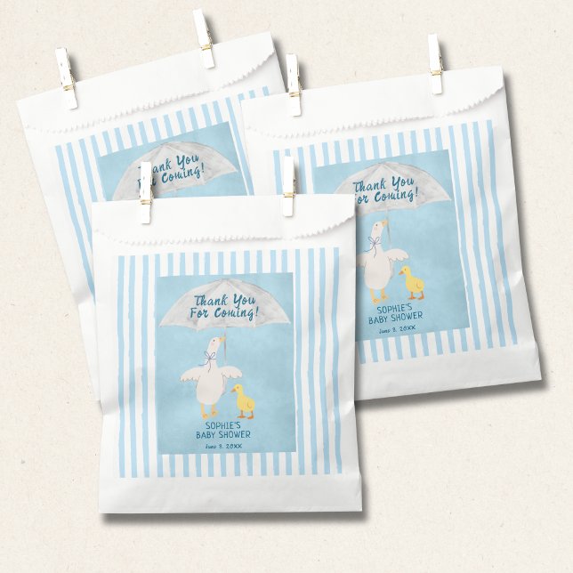 A Little Goose Is On The Way Storybook Baby Shower Geschenktütchen (Von Creator hochgeladen)