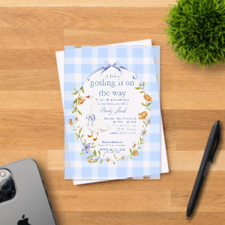 A little gosling blue acryleinladungen