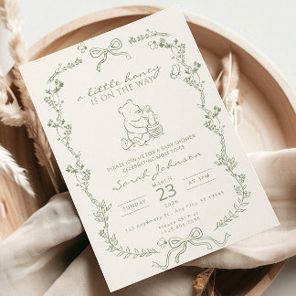 A Little Honey Is On The Way Baby Shower Invite Einladung