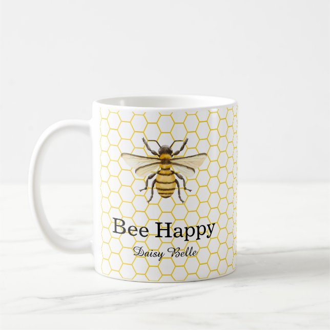 A little Honey Is On The Way Baby Shower Kaffeetasse (Links)