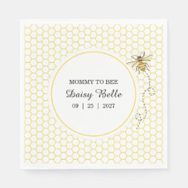 A little Honey Is On The Way Baby Shower Napkins Serviette