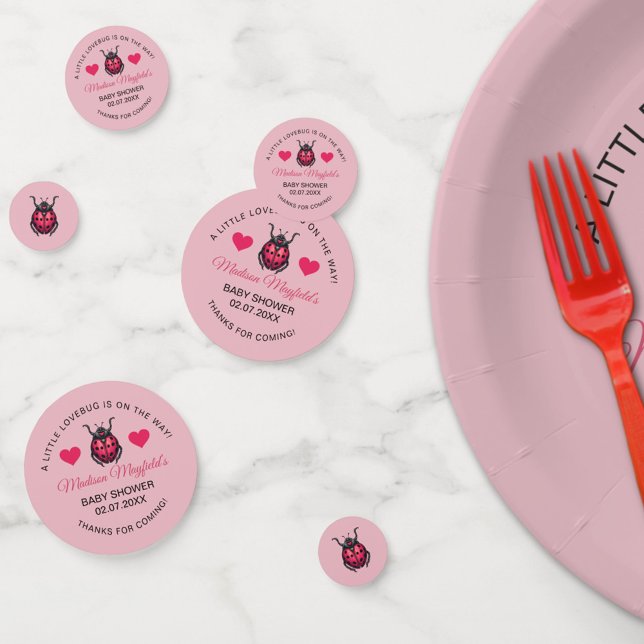 A Little Love Bug Is On The Way Ladybug Konfetti (Von Creator hochgeladen)