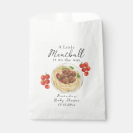 A little Meatball is on the way Baby Shower Geschenktütchen
