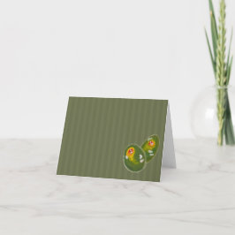 A Little Pair - Blank Card for Any Occasion Dankeskarte