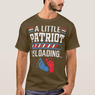 A Little Patriot Loading 4. Juli Schwangerschaft A T-Shirt