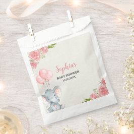 A Little Peanut is on the Way Elephant baby shower Geschenktütchen