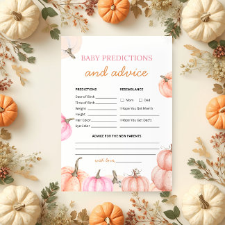 A Little Pumpkin Baby Shower | Vorhersagen & Ratsc Einladung