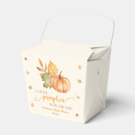 A Little Pumpkin Is On The Way! Baby Shower Geschenkschachtel
