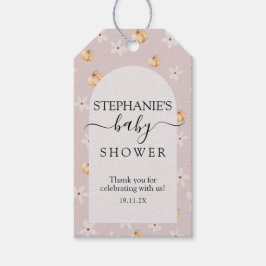 A Little Pumpkin Is On The Way Fall Baby Shower Geschenkanhänger