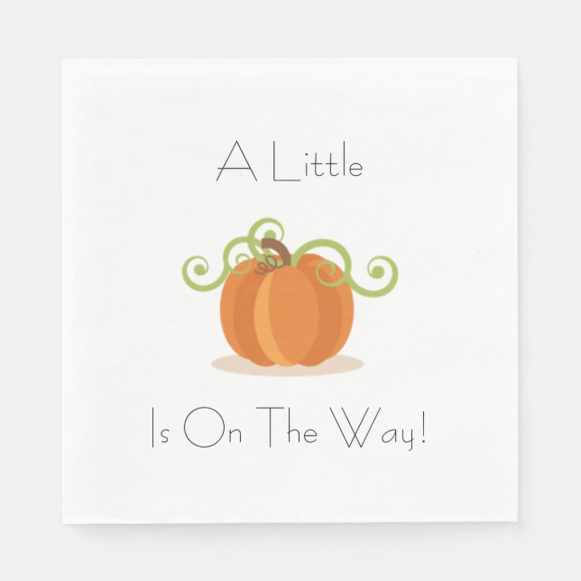 A Little Pumpkin Napkins Serviette (Vorderseite)