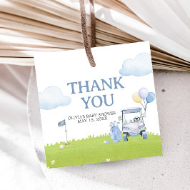 A Little Putter Golf Baby Shower Geschenkanhänger