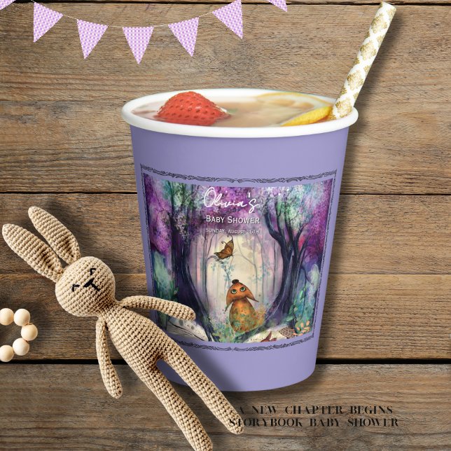 A Little Seed of Love Storybook Baby shower Pappbecher (A Little Seed of Love Storybook Baby shower Paper Cups)
