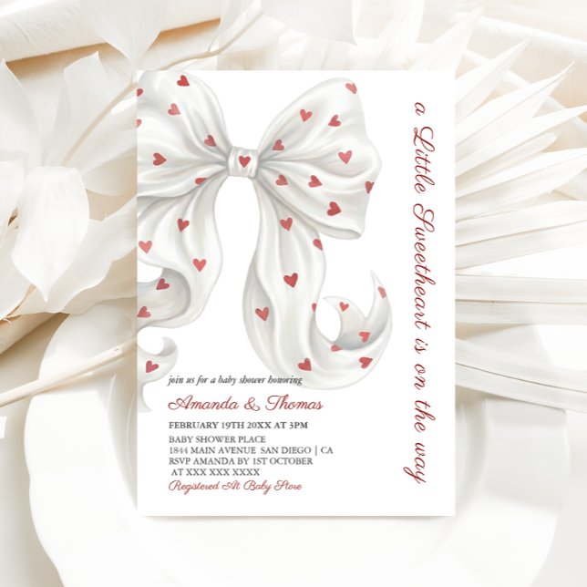 A Little sweetheart Gender Neutral Baby Shower Einladung (Von Creator hochgeladen)