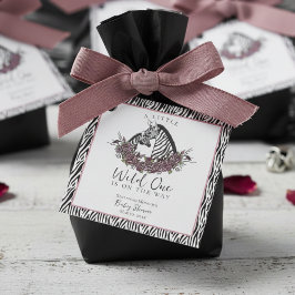 A Little Wild One Mommy and Baby Zebra Geschenkanhänger