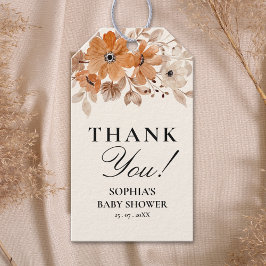 A Little Wildflower is on The Way Girl Baby Shower Geschenkanhänger