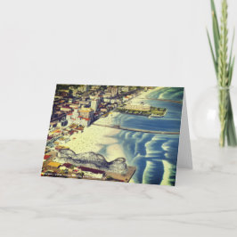 A Love Letter to Long Beach (Vintage California) Dankeskarte