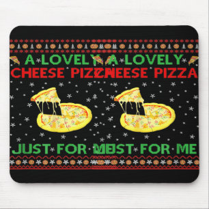 A Lovely Käse Pizza Alone Funny Kevin X Mas Zuhaus Mousepad