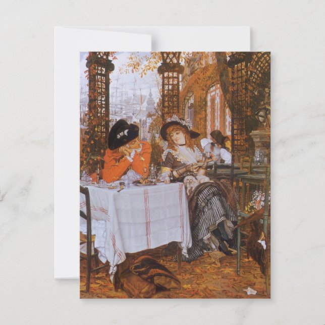 A Luncheon (Le Dejeuner) von James Tissot (Vorderseite)