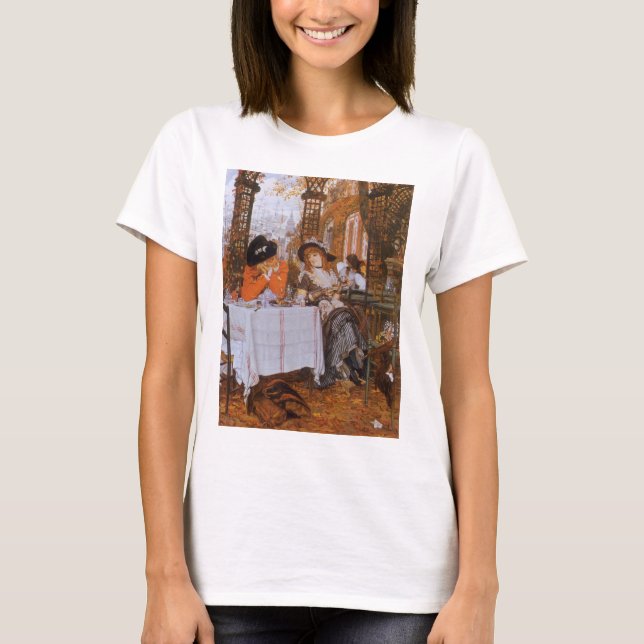 A Luncheon (Le Dejeuner) von James Tissot T-Shirt (Vorderseite)
