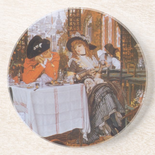 A Luncheon (Le Dejeuner) von James Tissot Untersetzer (Vorne)