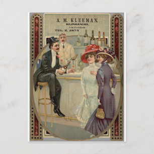 A.M. Kleeman Whiskey 1900-1925 Postkarte