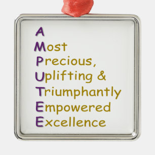A.M.P.U.T.E.E. SILBERNES ORNAMENT